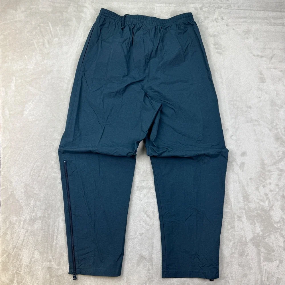 90s Adidas Track Pants Mens Large  Orange Zip Leg Windbreaker Vintage Sportswear